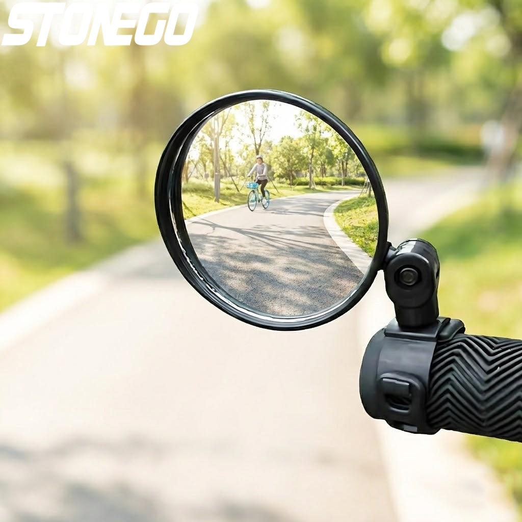 Mirror Handlebar Convex - Espelho Retrovisor Ajustável para Guidão de