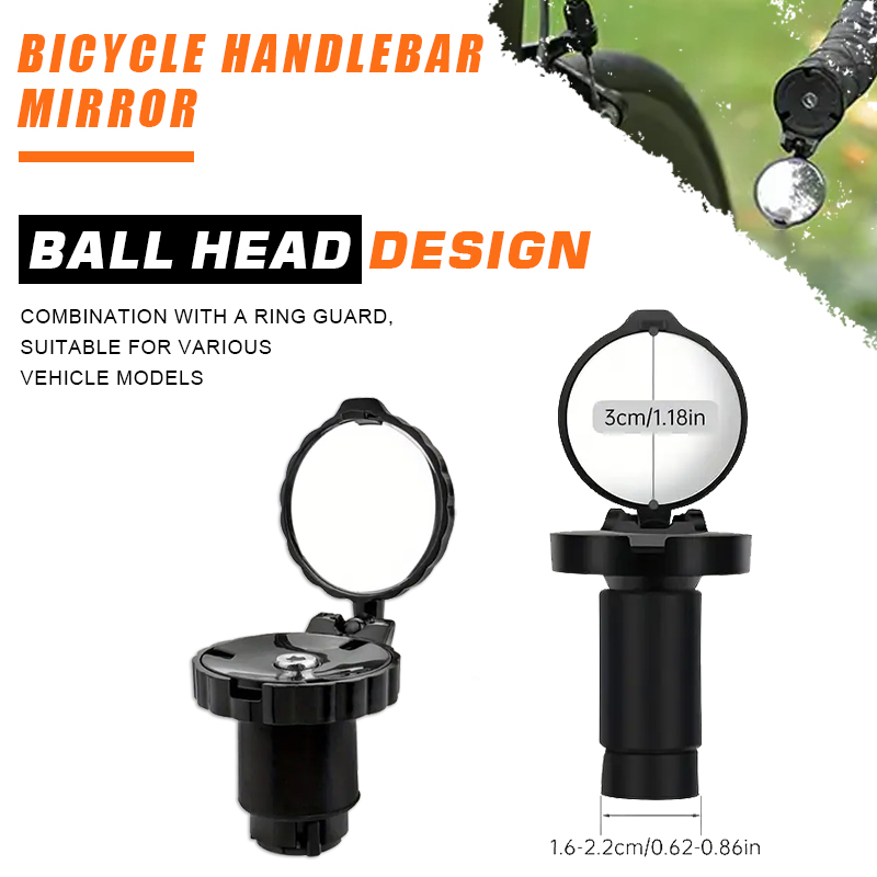 Mirror Handlebar Convex - Npy 2026bicicleta mini guiador espelho retrovisor