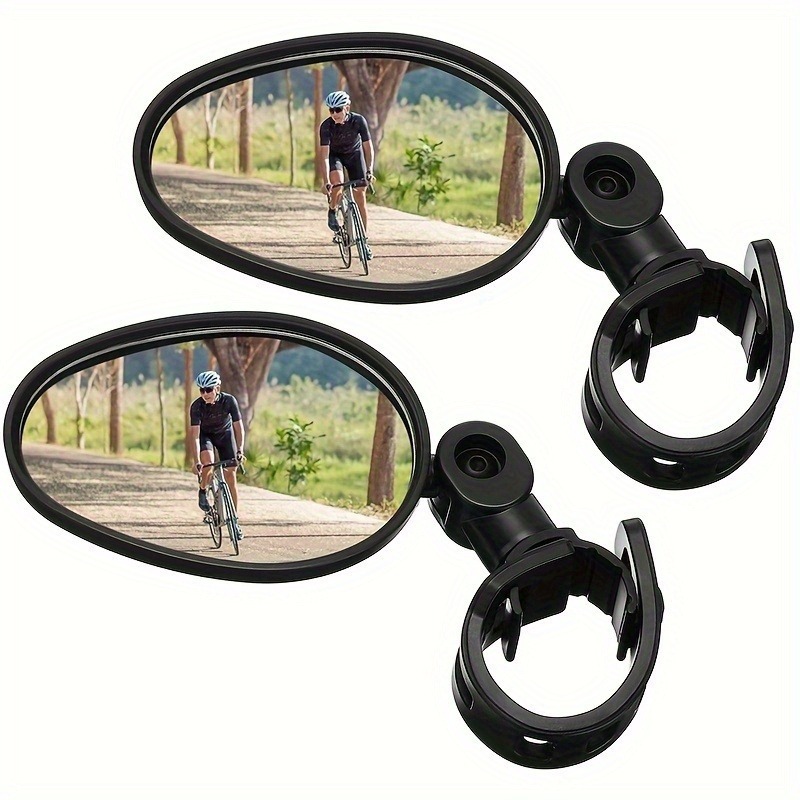 Mirror Handlebar Convex - 1/2 peças espelhos de bicicleta, retrovisor