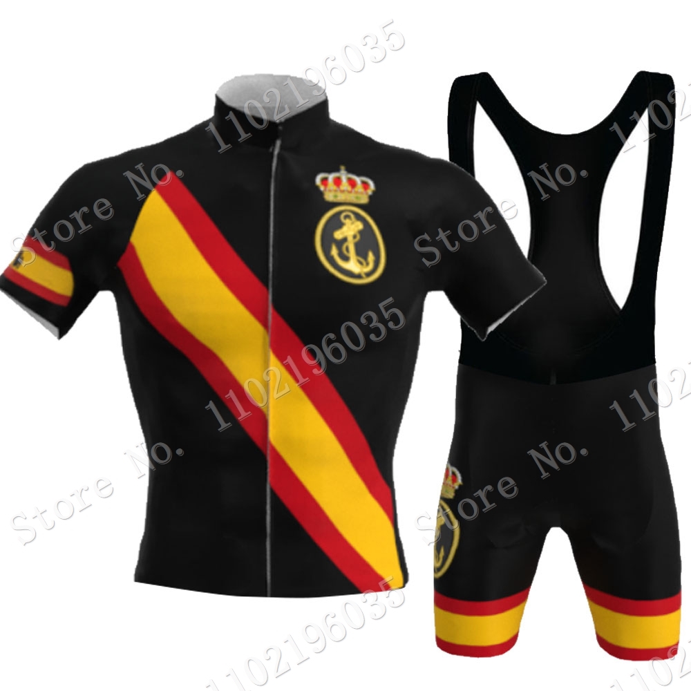 Cycling Commuter Clothing - Espanhol Armada Espana Ciclismo Jersey Set,