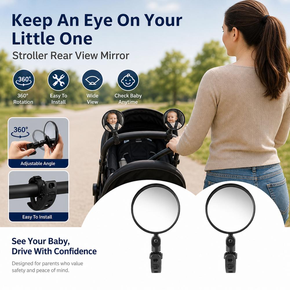 Espelho de Bicicleta Ajustável - Mirror Handlebar Convex avaliação e preço