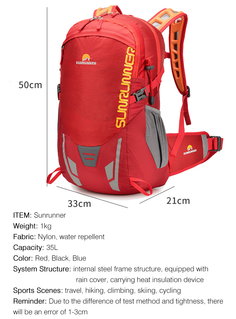 Mochila de caminhada 35l, gran - Cycling Commuter Backpack avaliação e preço