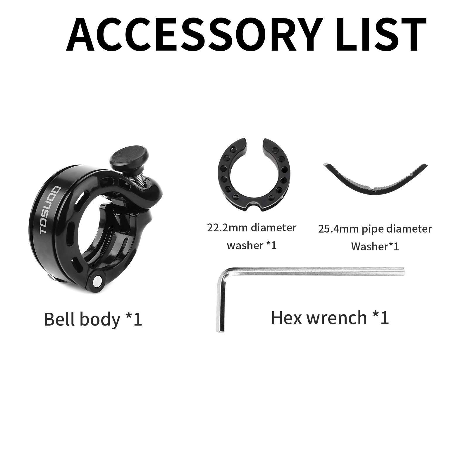 Sino de Bicicleta de Aço Inoxi - Bell Handlebar Ring avaliação e preço