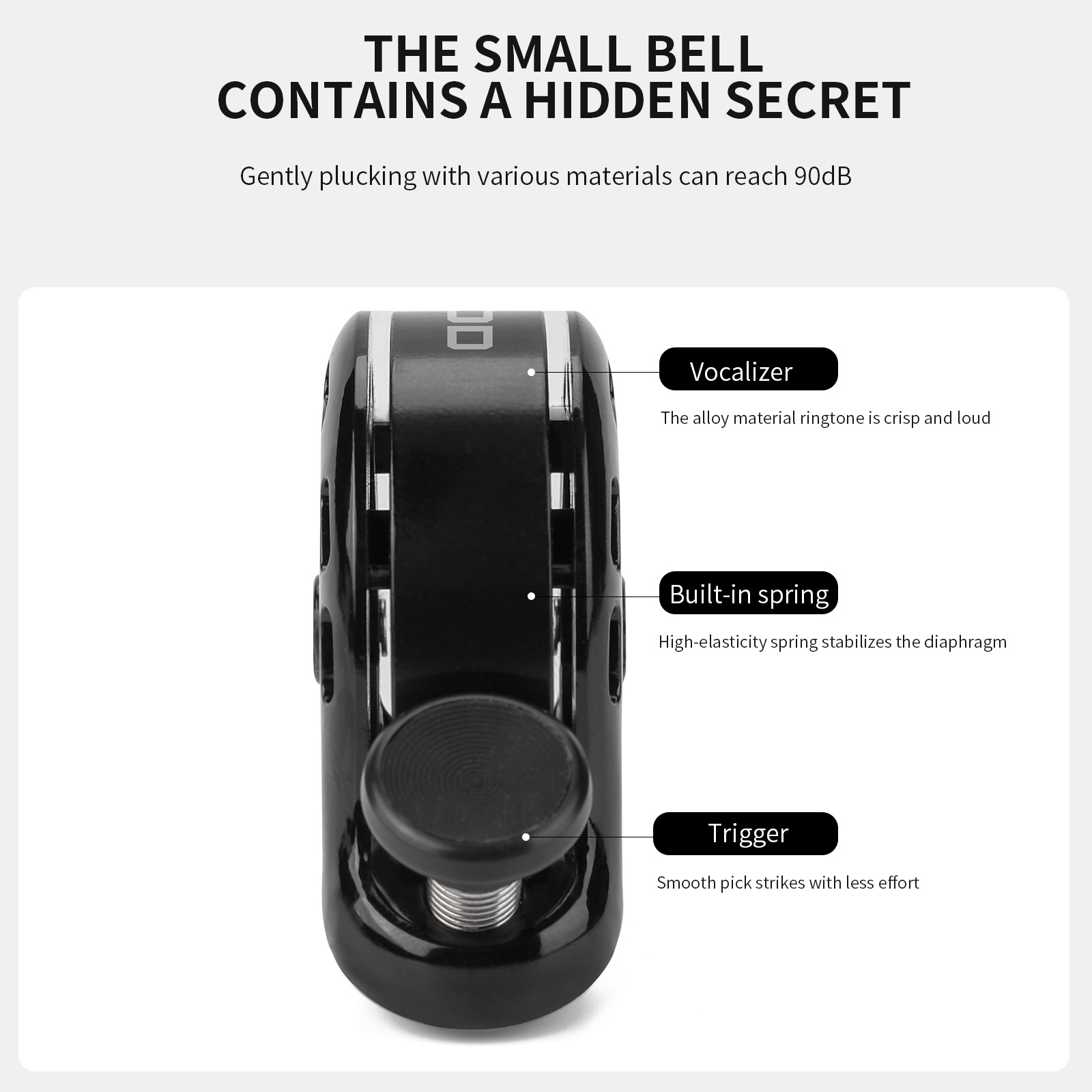 Sino de Bicicleta de Aço Inoxi - Bell Handlebar Ring avaliação e preço