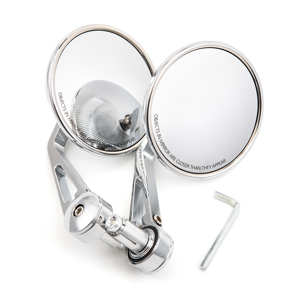 Evomosa motocicleta cromo conv - Mirror Handlebar Convex avaliação e preço