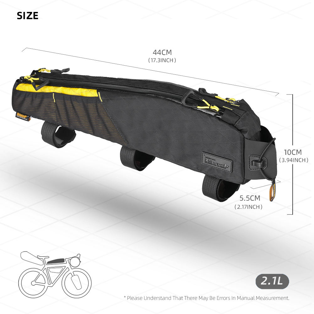 Rhinowalk bolsa para tubo supe - Cycling Journey avaliação e preço