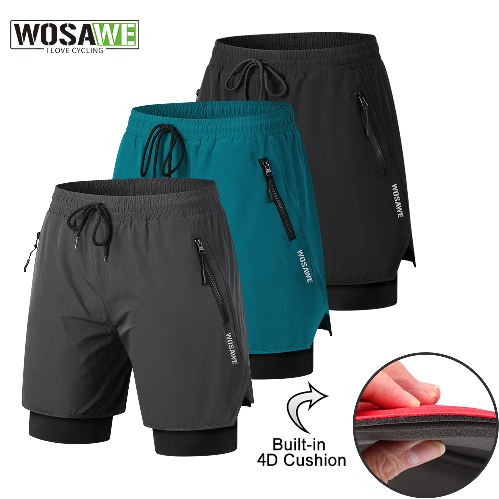 Wosawe mtb shorts verão dos ho - Cycling Commuter Trousers avaliação e preço