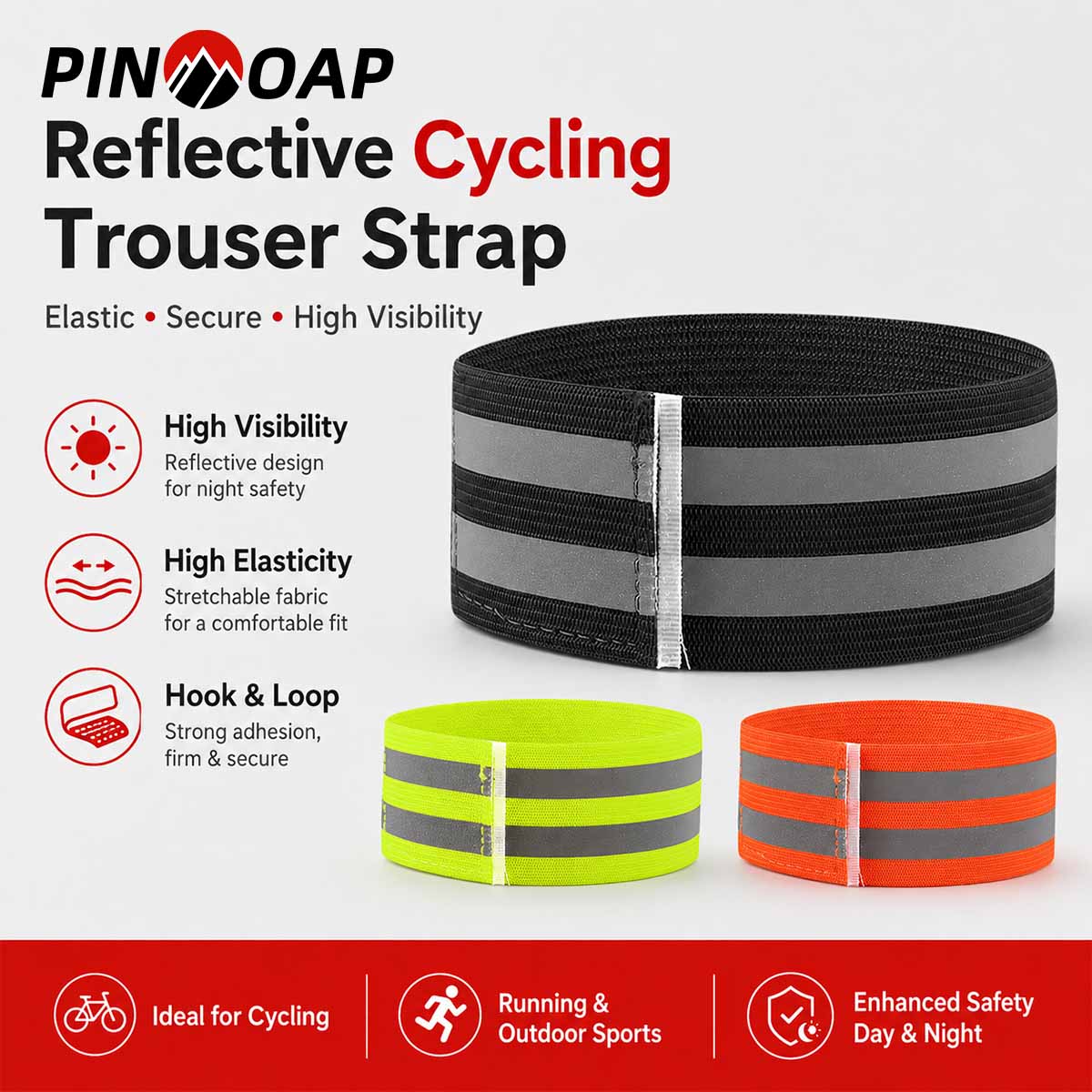 PINMOAP 1/2PCS Faixa Ajustável - Cycling Commute Pants avaliação e preço